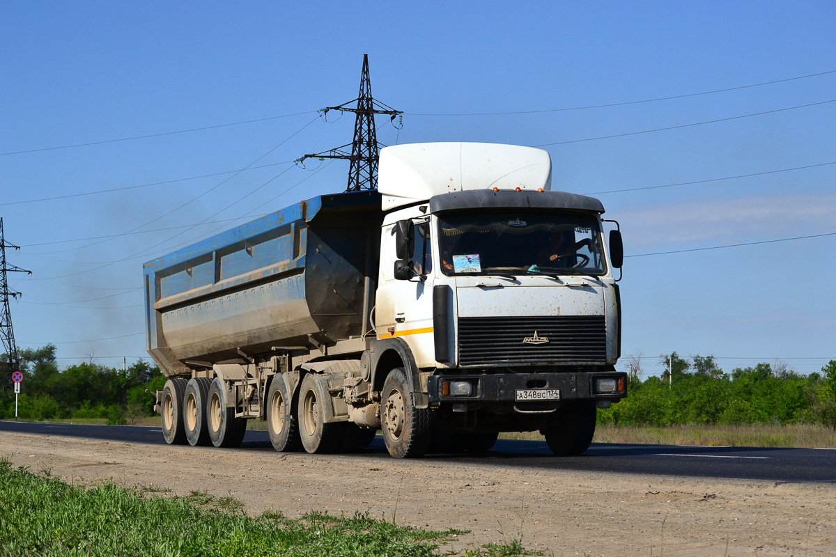 Волгоградская область, № А 348 ВС 134 — МАЗ-6422A8