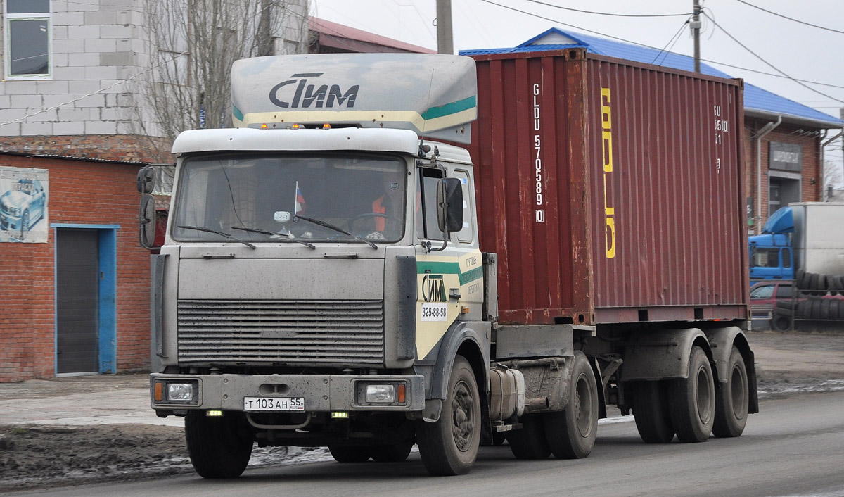 Омская область, № Т 103 АН 55 — МАЗ-54329