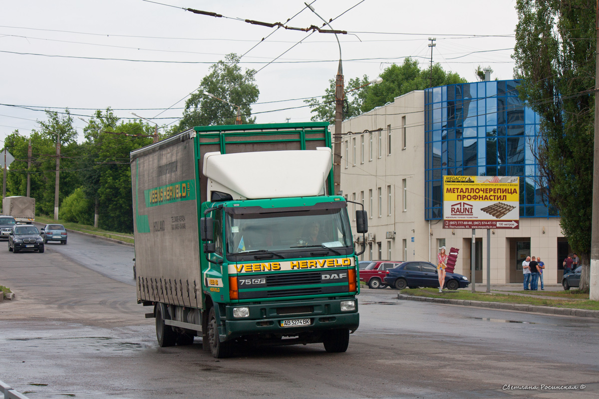 Винницкая область, № АВ 5274 ВК — DAF 75 (CF) FA