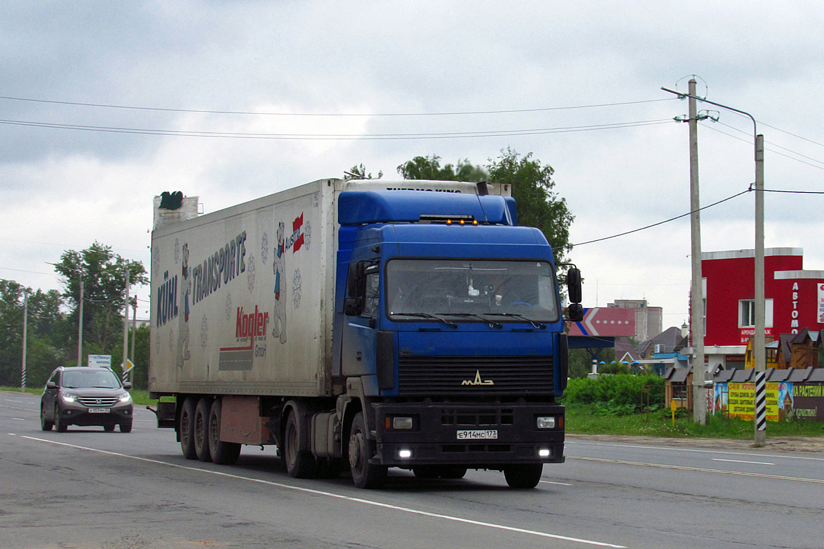 Москва, № Е 914 МС 177 — МАЗ-5440 (общая модель)