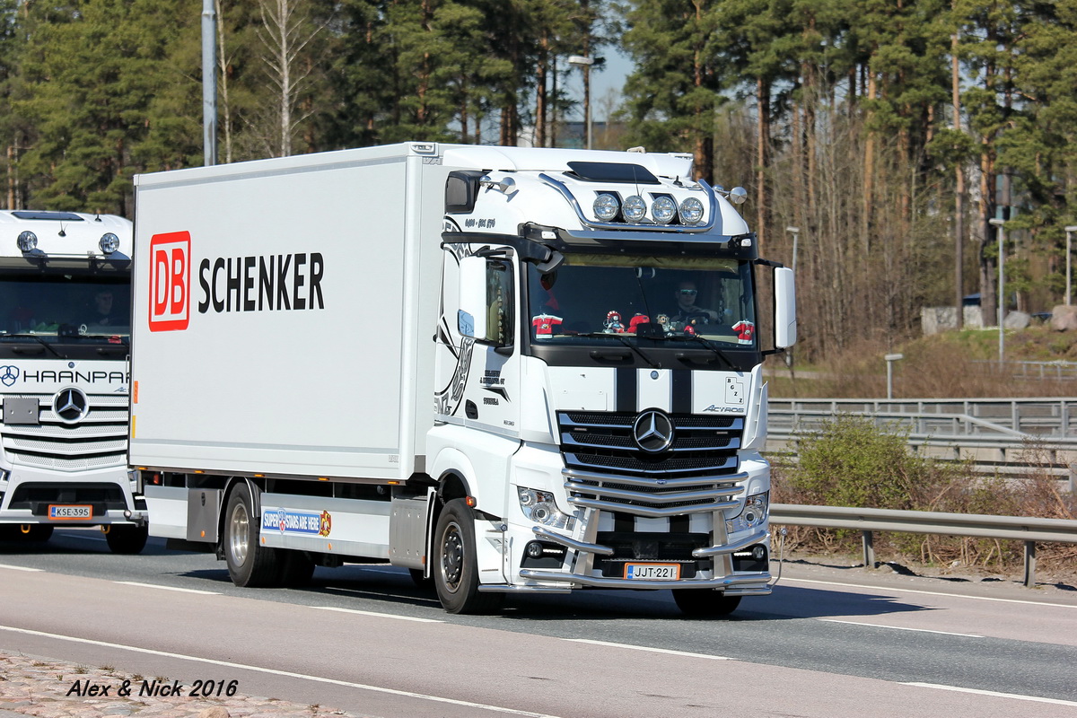 Финляндия, № JJT-221 — Mercedes-Benz Actros ('2011)