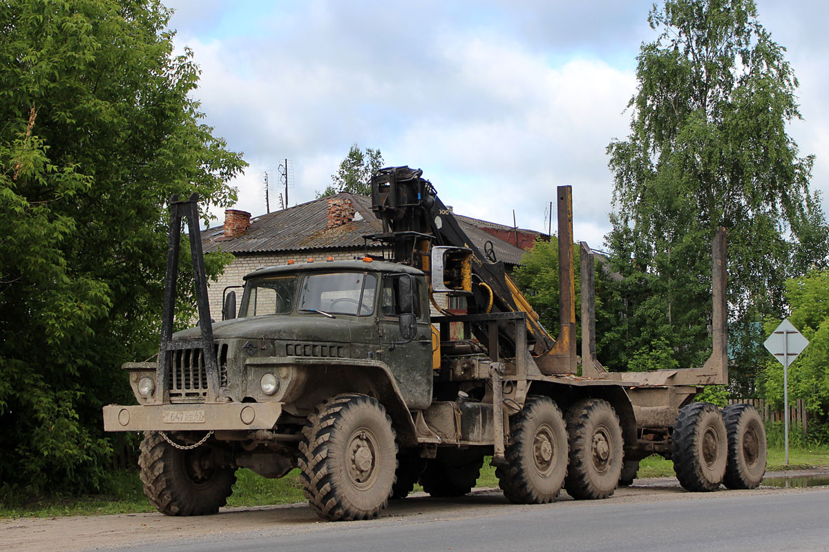 Рязанская область, № Т 647 РВ 62 — Урал-4320 (общая модель)