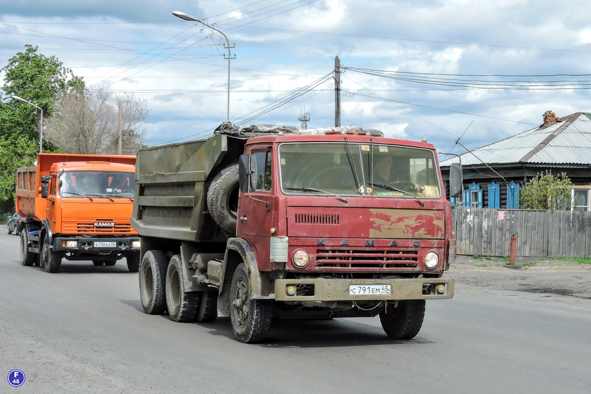 Курганская область, № С 791 ЕМ 45 — КамАЗ-5511