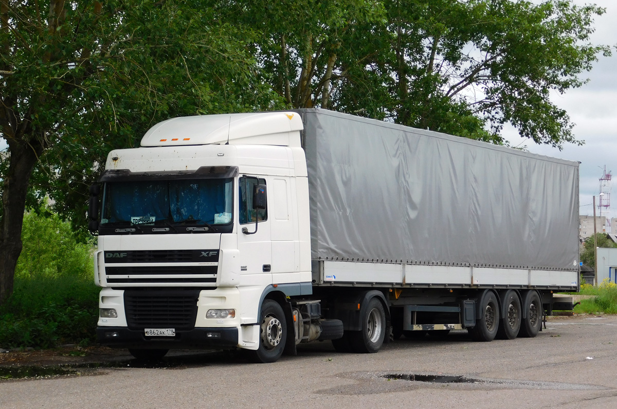 Санкт-Петербург, № В 862 АК 178 — DAF XF95 FT