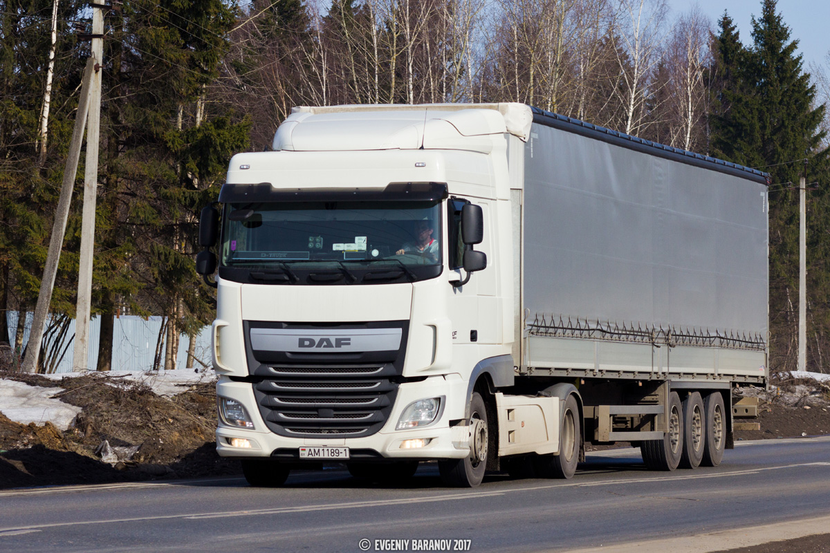 Брестская область, № АМ 1189-1 — DAF XF Euro6 FT