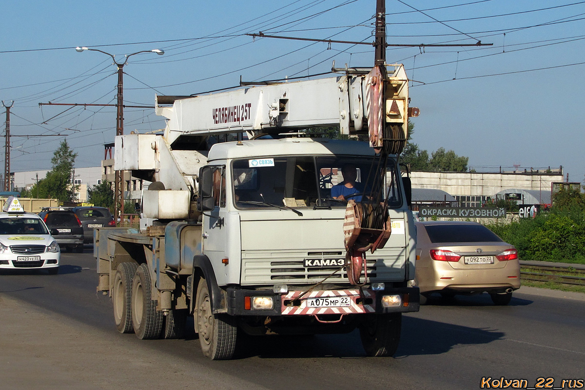 Алтайский край, № А 075 МР 22 — КамАЗ-55111-02 [55111C]