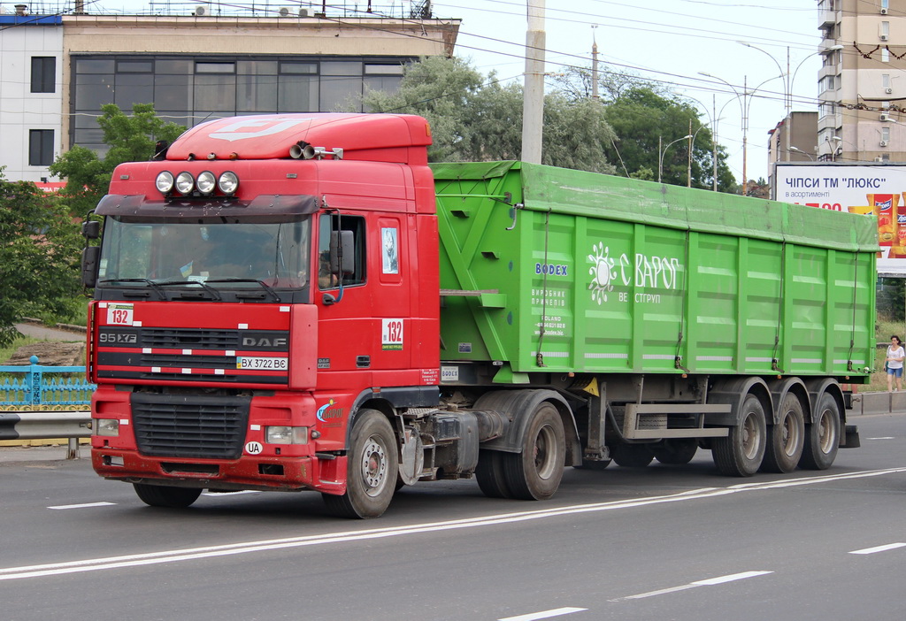 Хмельницкая область, № ВХ 3722 ВС — DAF 95XF FT