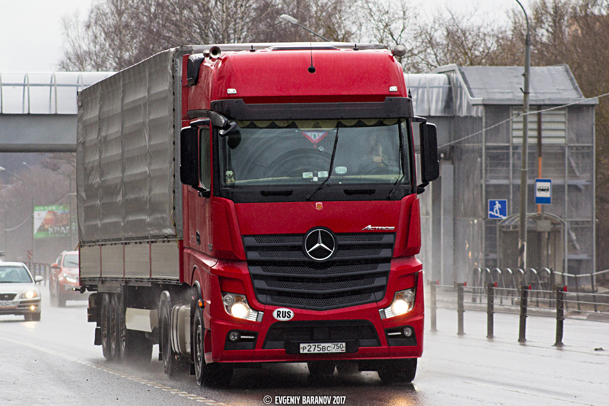 Московская область, № Р 275 ВС 750 — Mercedes-Benz Actros ('2011) 1842