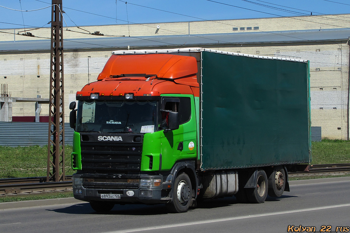 Ставропольский край, № В 893 АС 126 — Scania ('1996, общая модель)