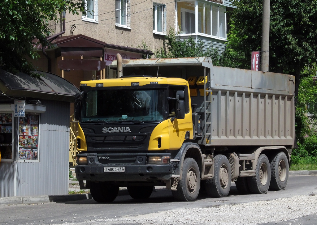 Калужская область, № А 480 СМ 67 — Scania ('2011) P400