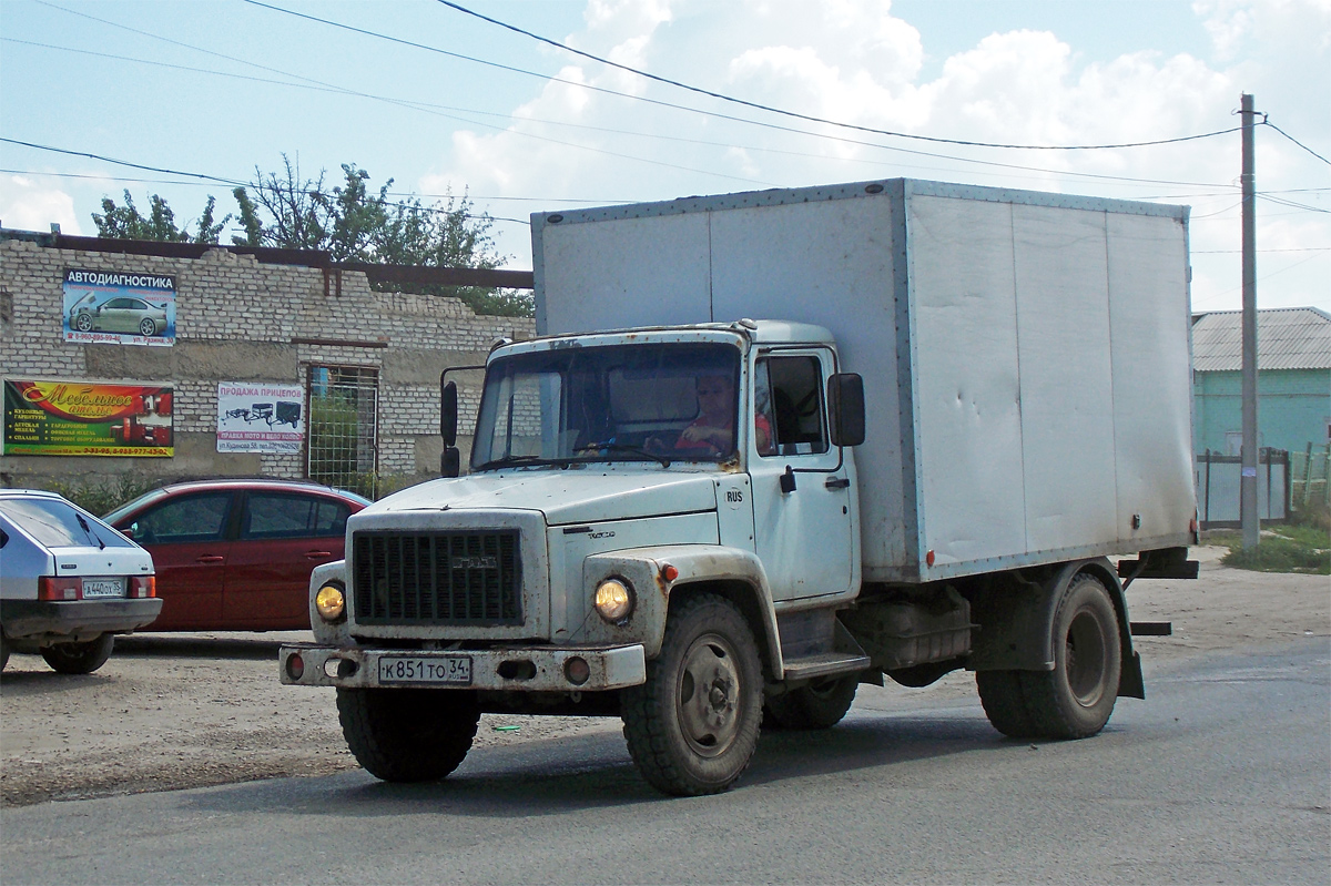 Волгоградская область, № К 851 ТО 34 — ГАЗ-3309