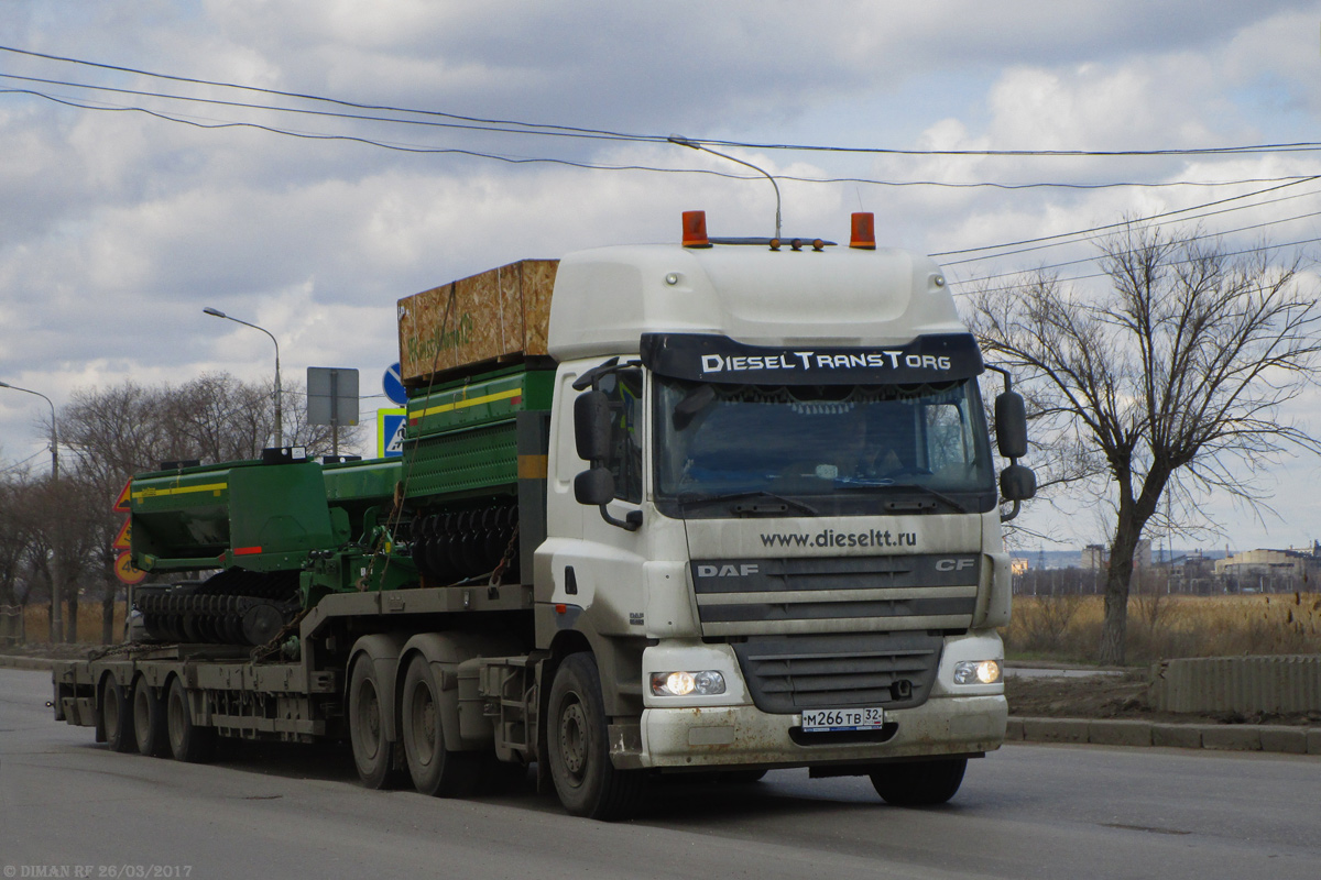 Брянская область, № М 266 ТВ 32 — DAF CF85 FTT