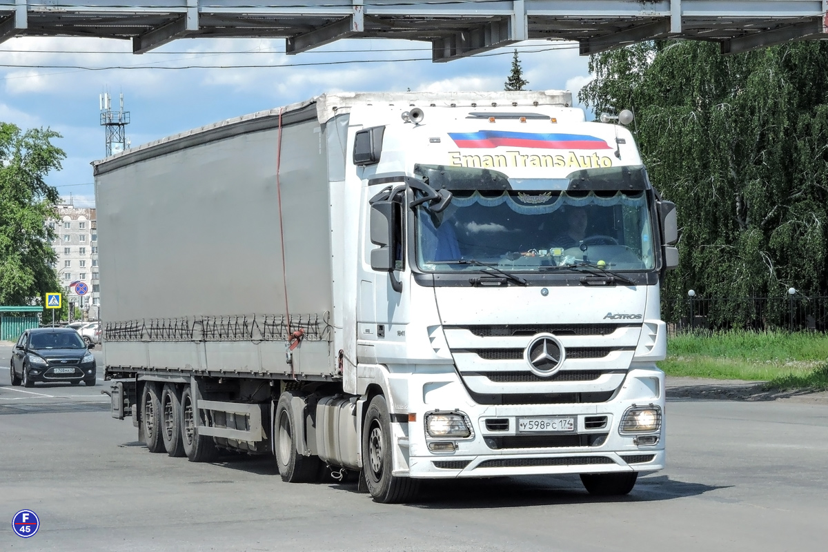 Челябинская область, № У 598 РС 174 — Mercedes-Benz Actros ('2009) 1841