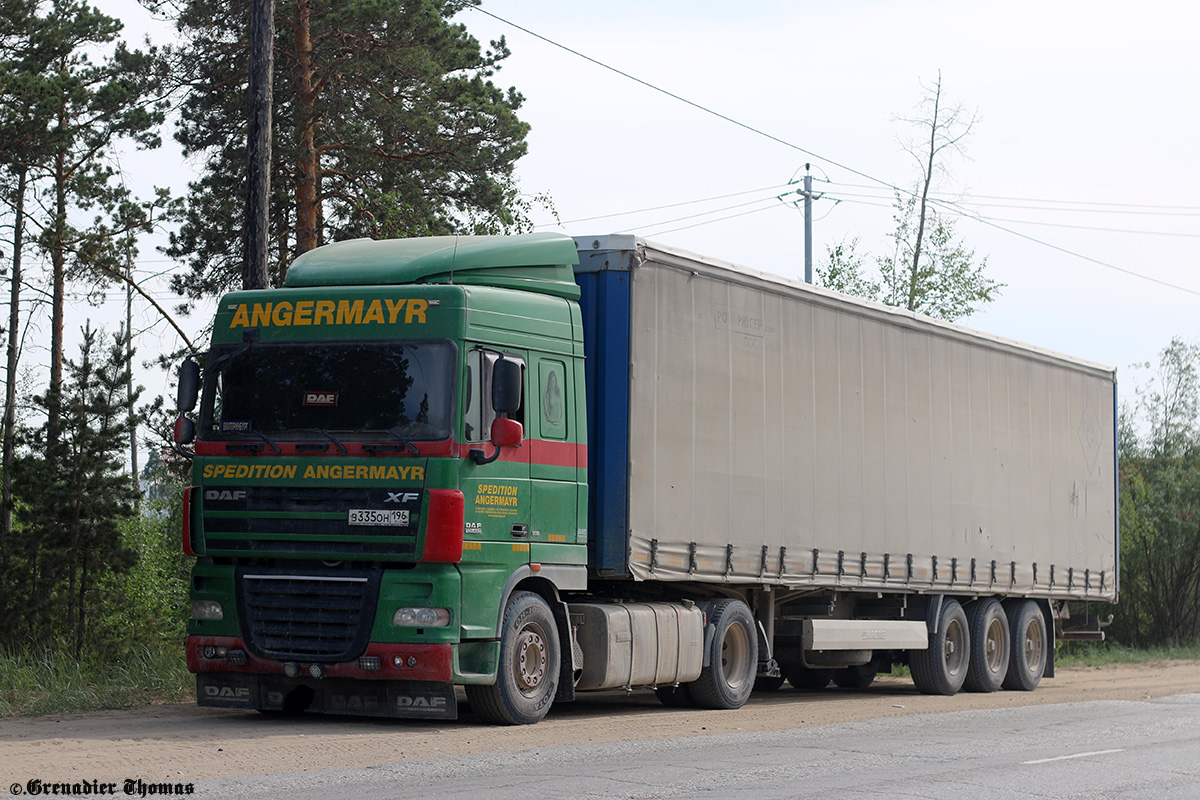 Свердловская область, № В 335 ОН 196 — DAF XF105 FT