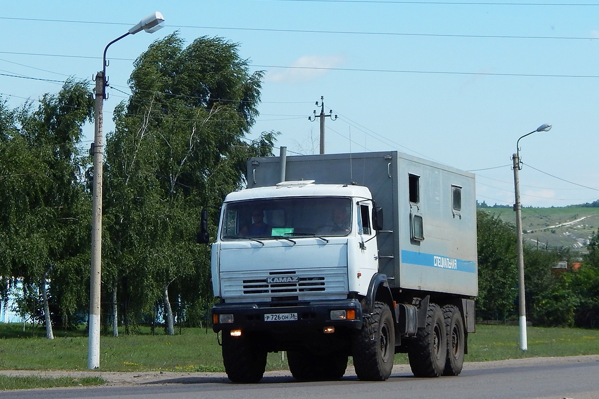 Воронежская область, № Р 726 ОН 36 — КамАЗ-43114-15 [43114R]