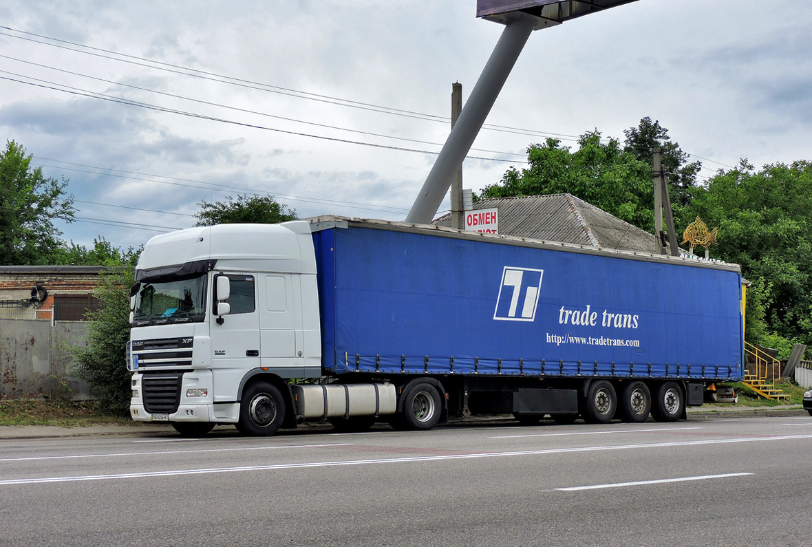 Днепропетровская область, № AE 0256 НІ — DAF XF105 FT