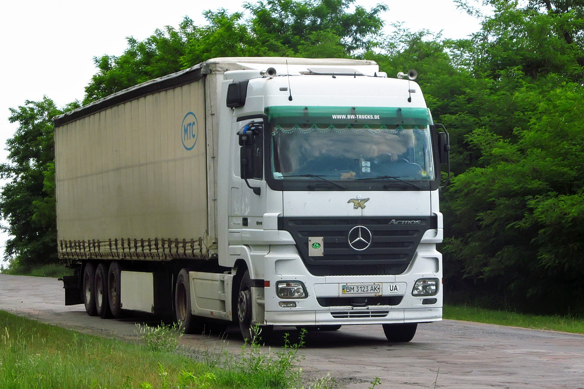 Сумская область, № ВМ 3123 АК — Mercedes-Benz Actros ('2003) 1844