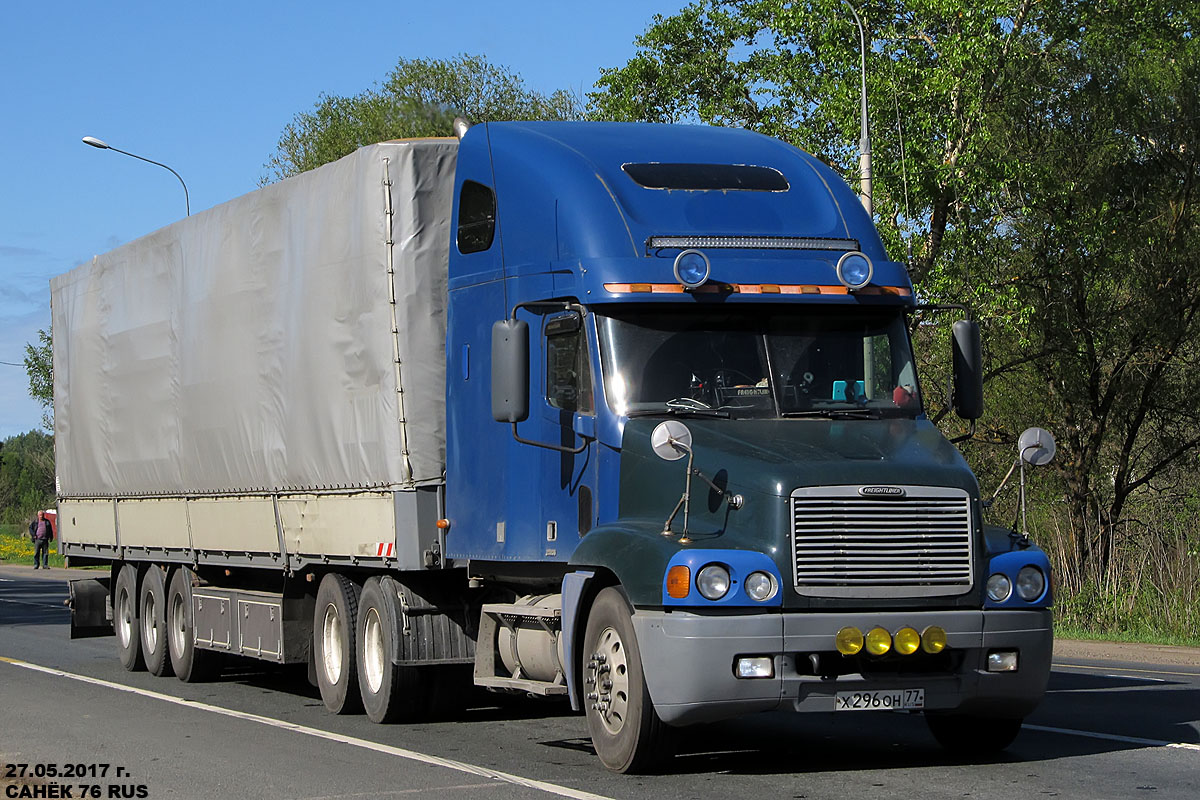 Москва, № Х 296 ОН 77 — Freightliner Century Class