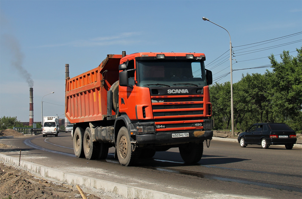 Красноярский край, № А 503 МЕ 124 — Scania ('1996) R124C