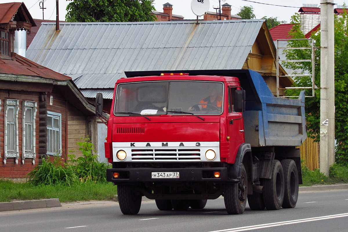 Ивановская область, № Н 343 АР 37 — КамАЗ-55111 [551110]