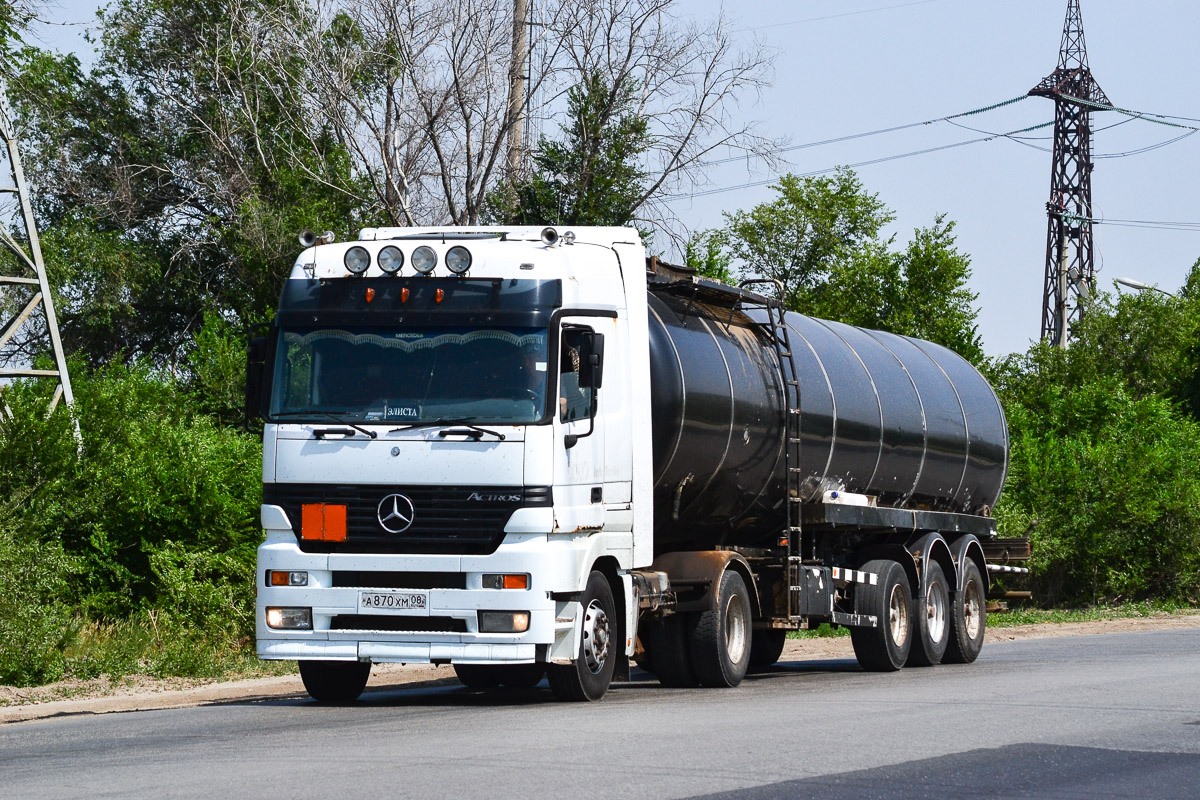 Калмыкия, № А 870 ХМ 08 — Mercedes-Benz Actros ('1997)