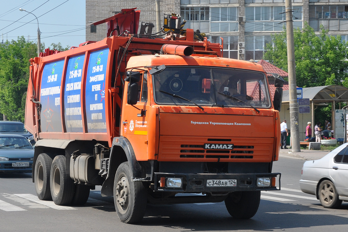 Красноярский край, № С 348 АВ 124 — КамАЗ-53215-15 [53215R]