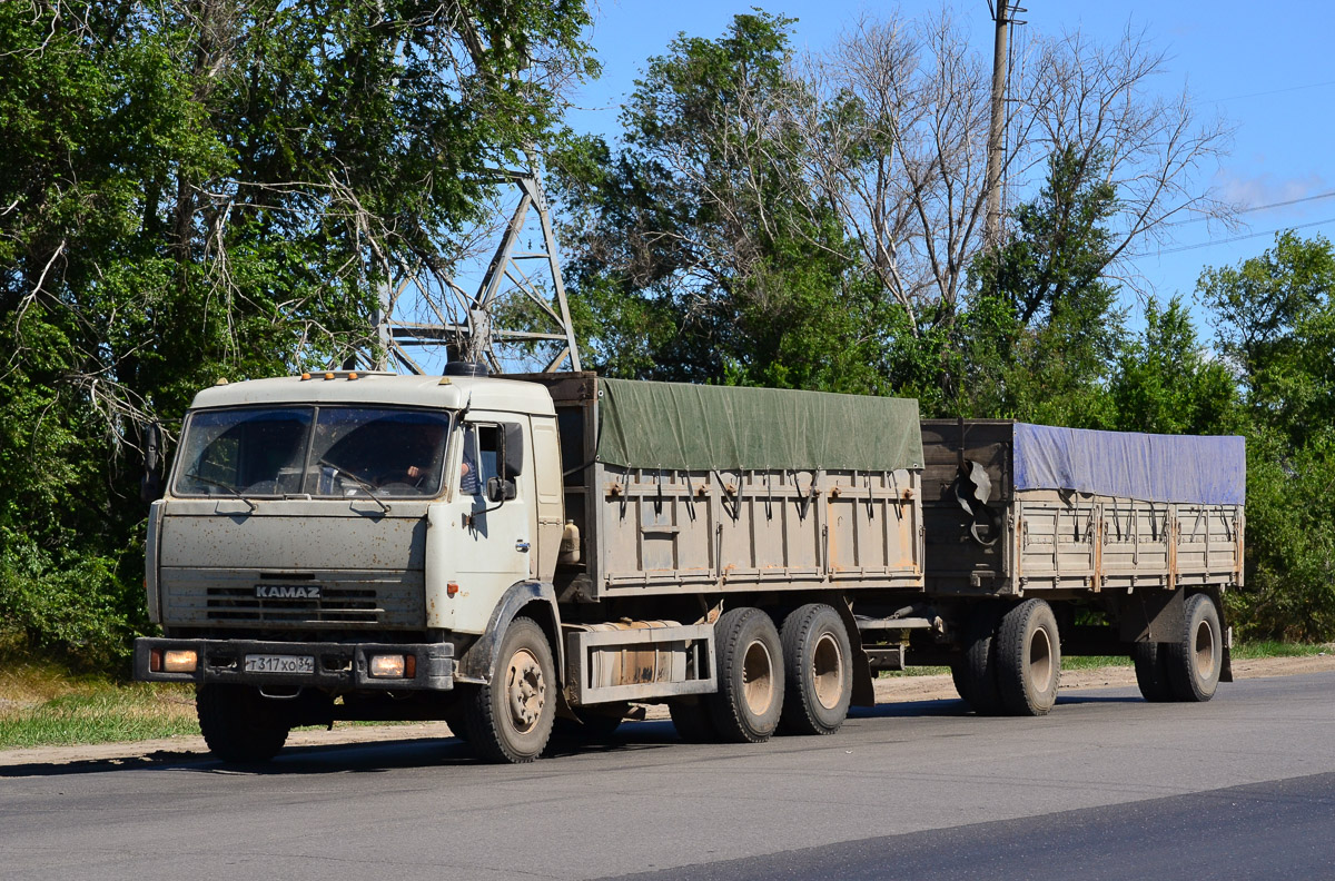 Волгоградская область, № Т 317 ХО 34 — КамАЗ-53215-13 [53215N]