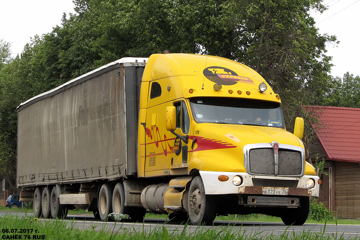 Вологодская область, № В 373 УЕ 35 — Kenworth T2000