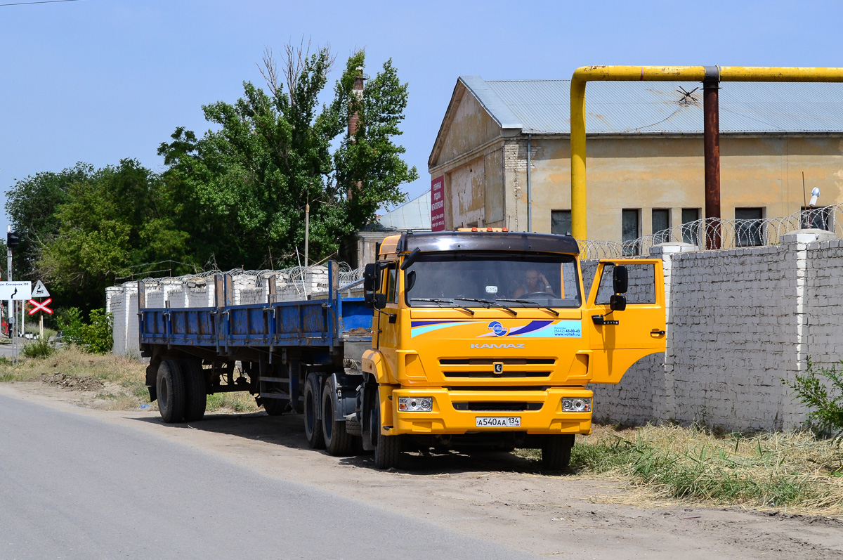 Волгоградская область, № А 540 АА 134 — КамАЗ-65116-A4