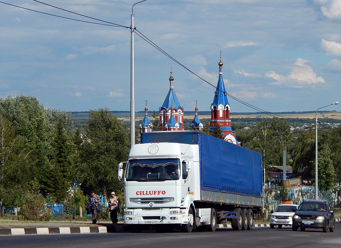 Белгородская область, № Н 458 ТЕ 31 — Renault Premium ('1996)