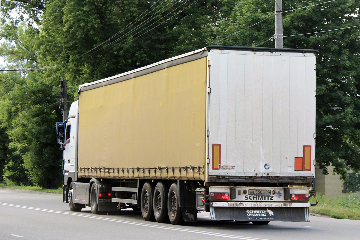 Калужская область, № М 663 ТВ 40 — Mercedes-Benz Actros ('2009) 1841