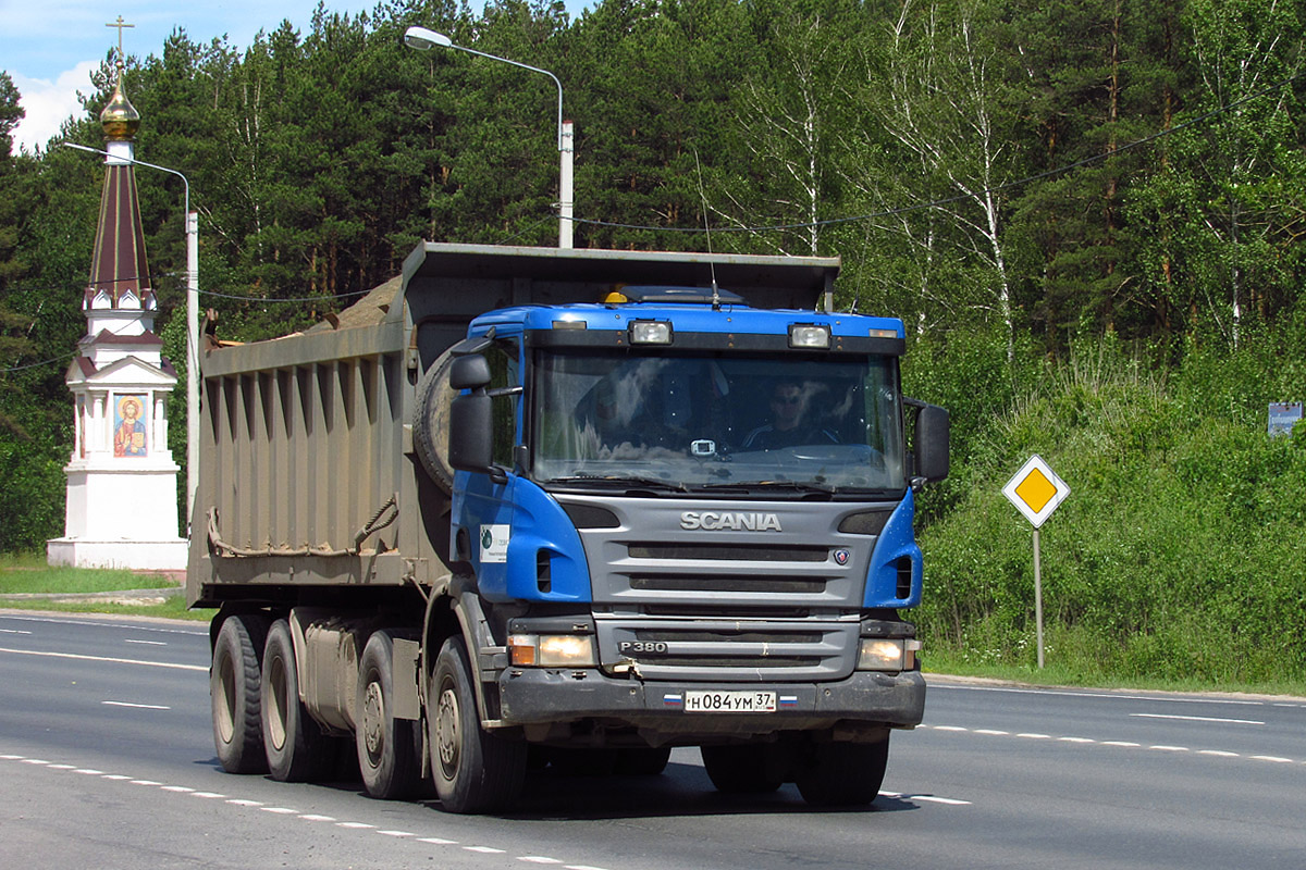 Ивановская область, № Н 084 УМ 37 — Scania ('2004) P380