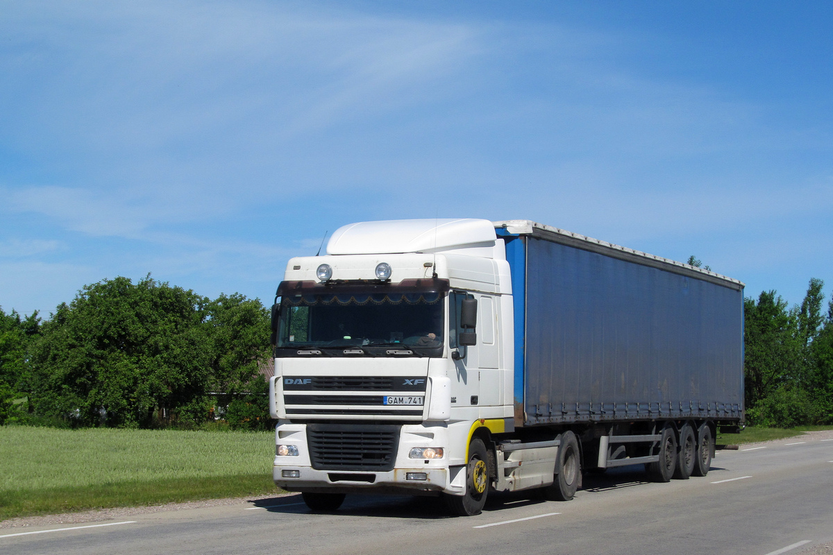 Литва, № GAM 741 — DAF XF95 FT