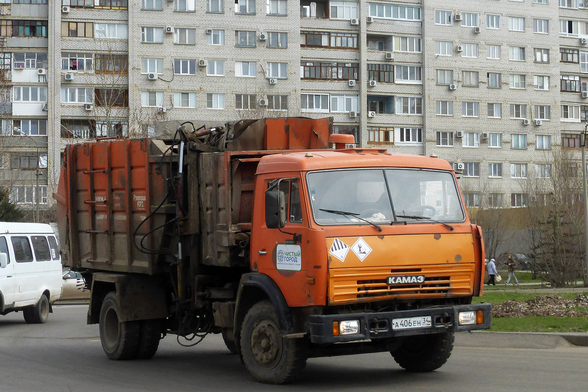 Волгоградская область, № А 406 ЕН 34 — КамАЗ-43253-02 [43253C]