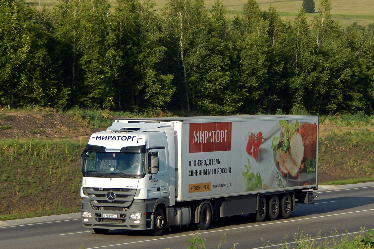 Москва, № О 758 РМ 777 — Mercedes-Benz Actros ('2009) 1844