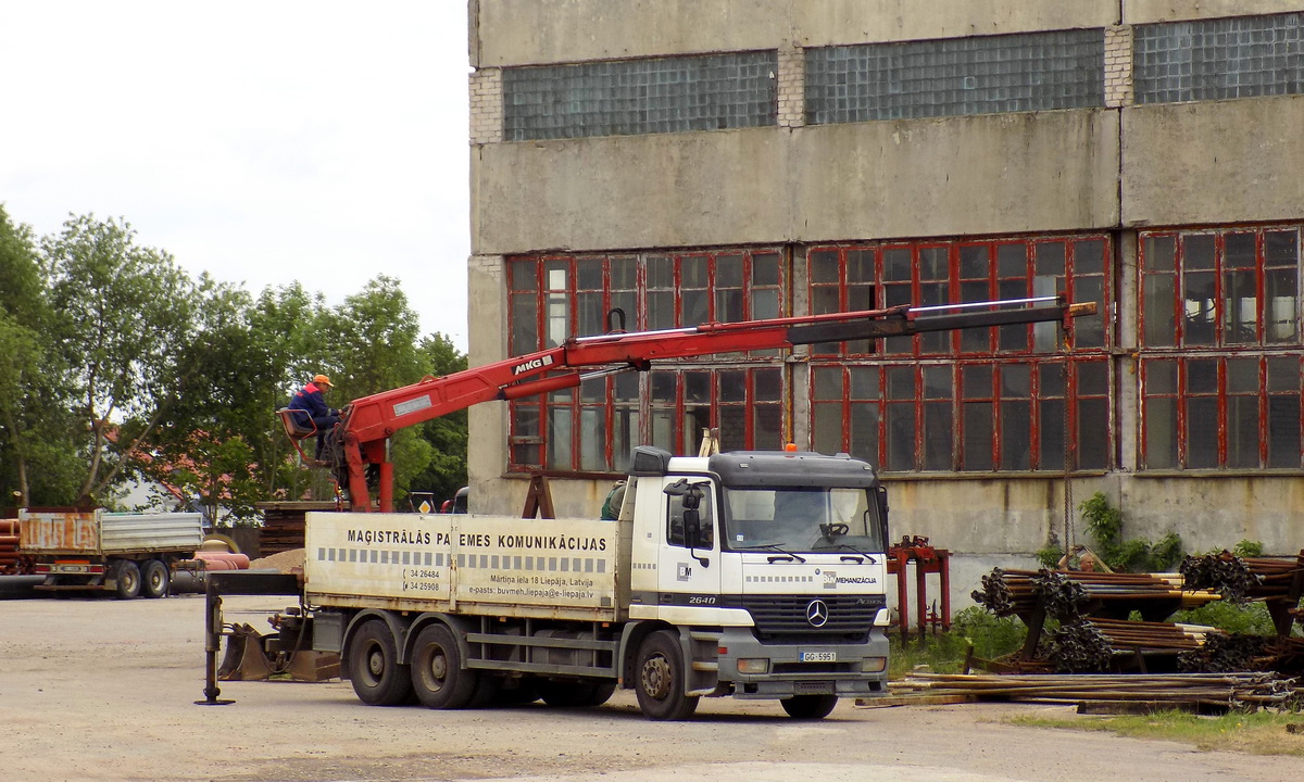 Латвия, № GG-5951 — Mercedes-Benz Actros ('1997) 2640