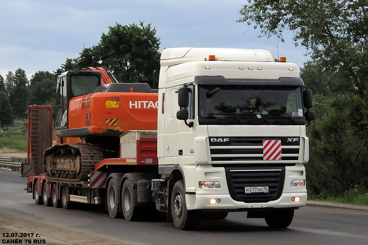 Ярославская область, № Н 217 НО 76 — DAF XF105 FTT