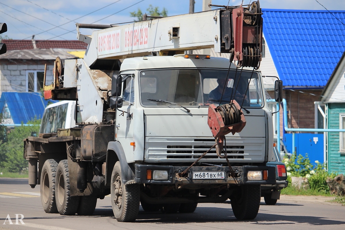 Тамбовская область, № М 681 ВХ 68 — КамАЗ-53213