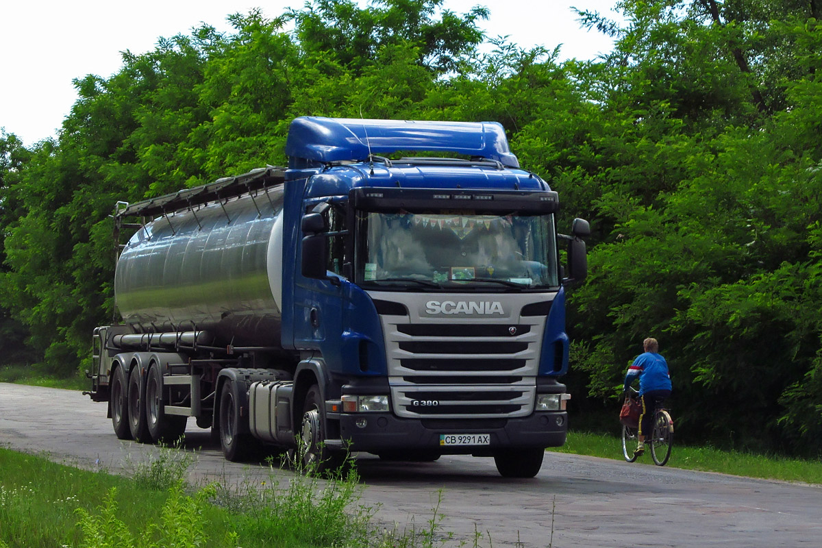 Черниговская область, № СВ 9291 АХ — Scania ('2009) G380