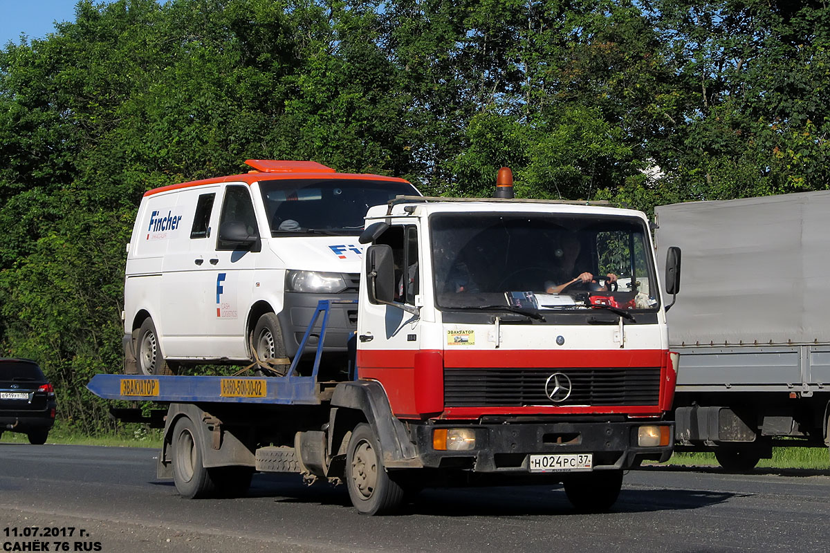 Ивановская область, № Н 024 РС 37 — Mercedes-Benz LK 814