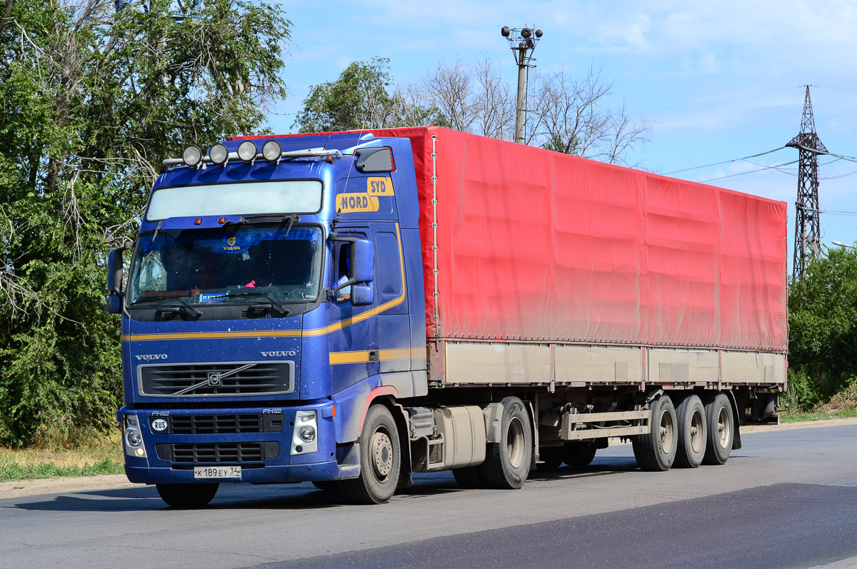 Волгоградская область, № К 189 ЕУ 34 — Volvo ('2002) FH12.460