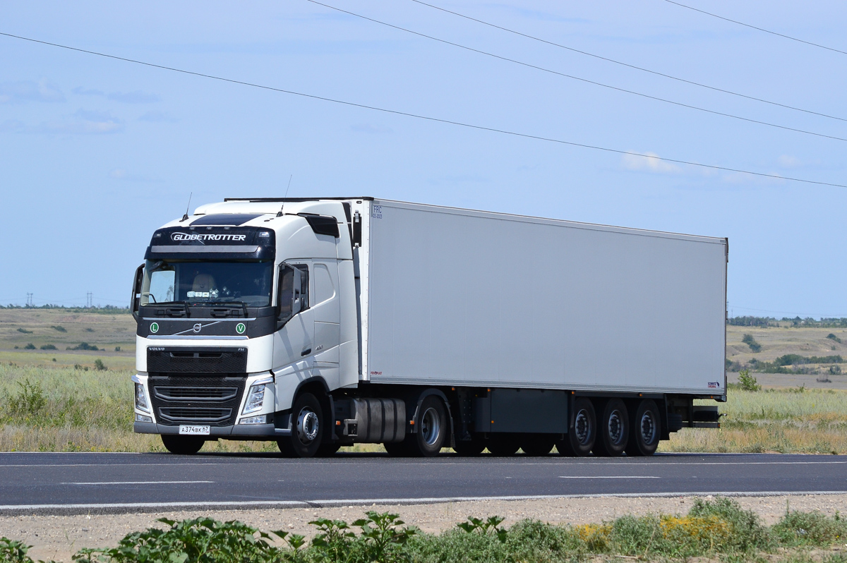 Смоленская область, № А 374 ВК 67 — Volvo ('2012) FH.460