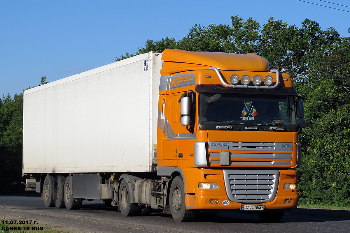 Молдавия, № CZV 003 — DAF XF105 FT