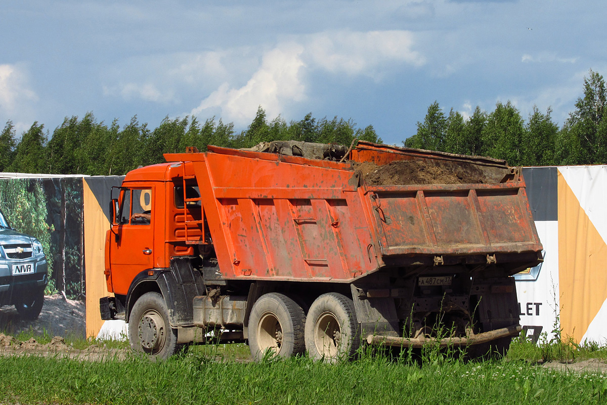 Ивановская область, № А 487 СМ 37 — КамАЗ-65115-13 [65115N]