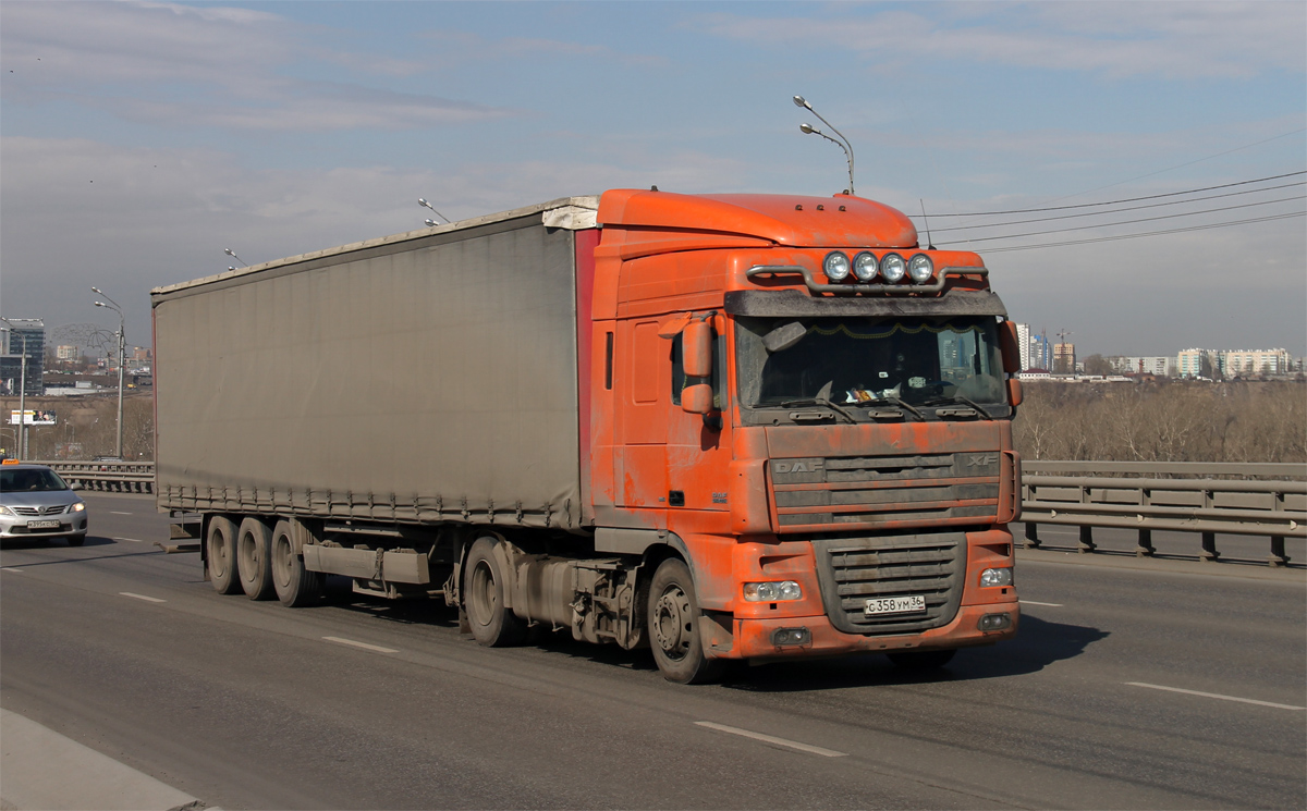 Воронежская область, № С 358 УМ 36 — DAF XF105 FT