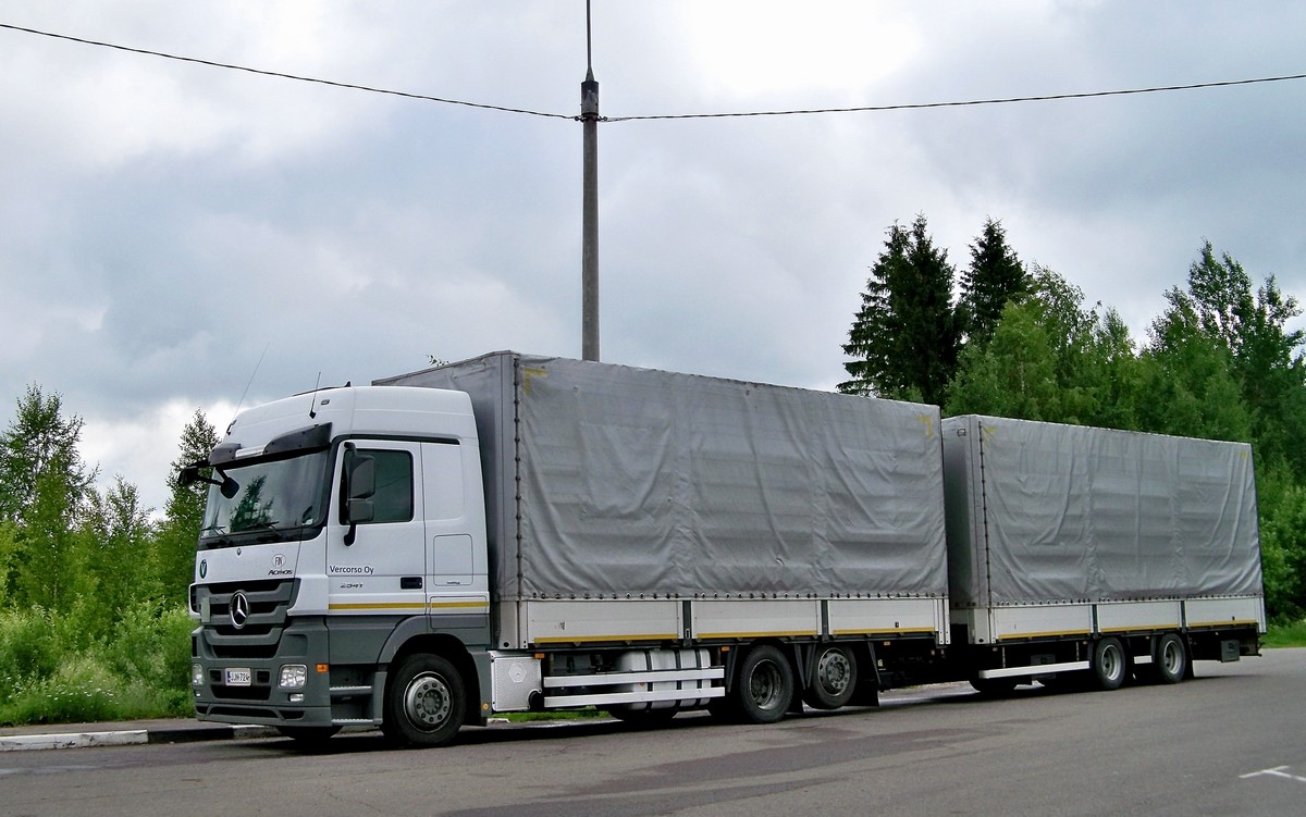 Финляндия, № JJN-724 — Mercedes-Benz Actros ('2009) 2541