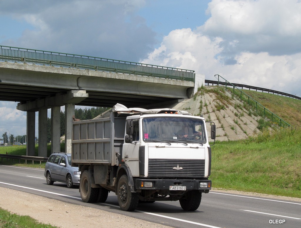 Витебская область, № АВ 9160-2 — МАЗ-5551 (общая модель)