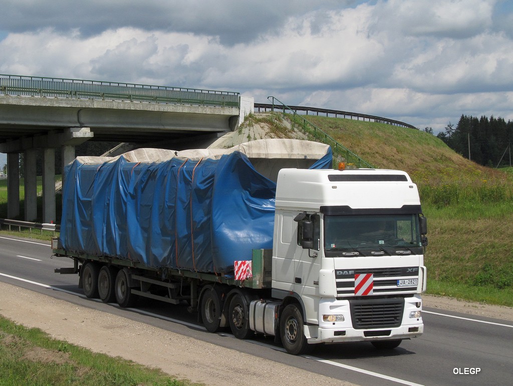 Латвия, № JA-2821 — DAF XF95 FT