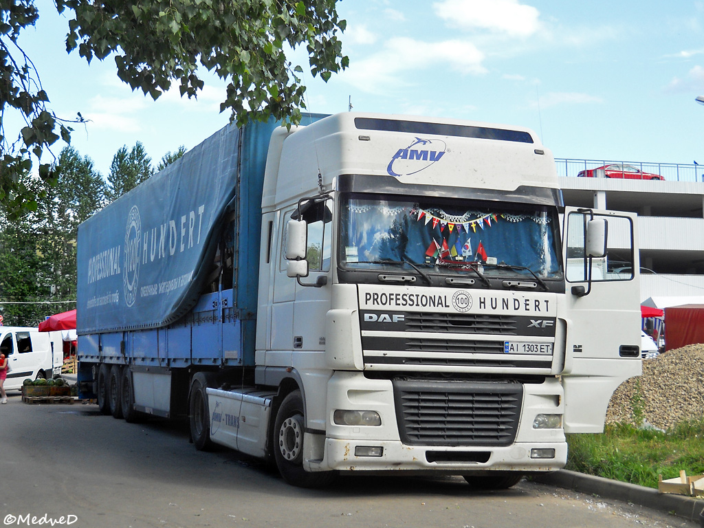 Киевская область, № АІ 1303 ЕТ — DAF XF95 FT