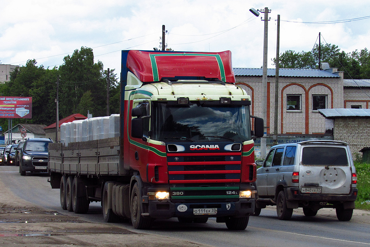 Владимирская область, № О 111 ЕК 33 — Scania ('1996) R124L